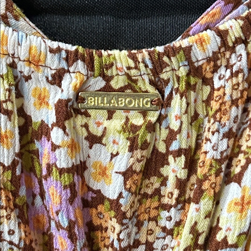 Billabong Day Glow Romper Multicolored Floral Women Medium - Picture 9 of 13
